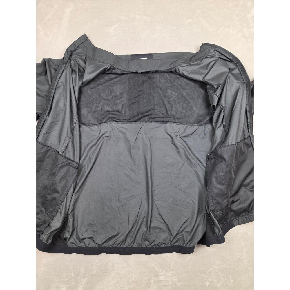 Adidas Golf Jacket Mens XXL Black ClimaProof Red Hawk Ridge Full Zip Windbreaker - Picture 6 of 10